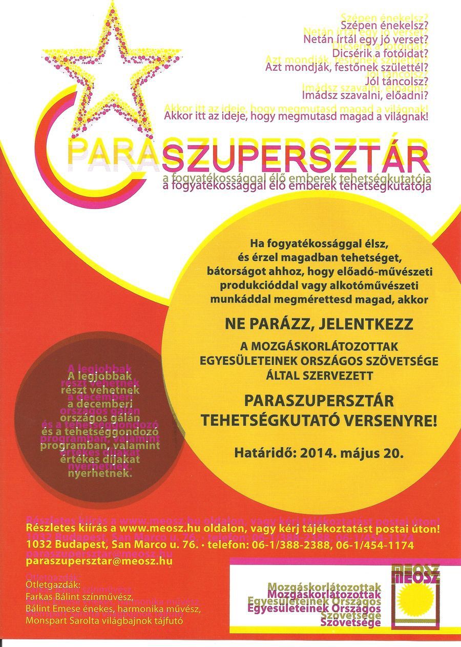 Paraszupersztárokat keresnek