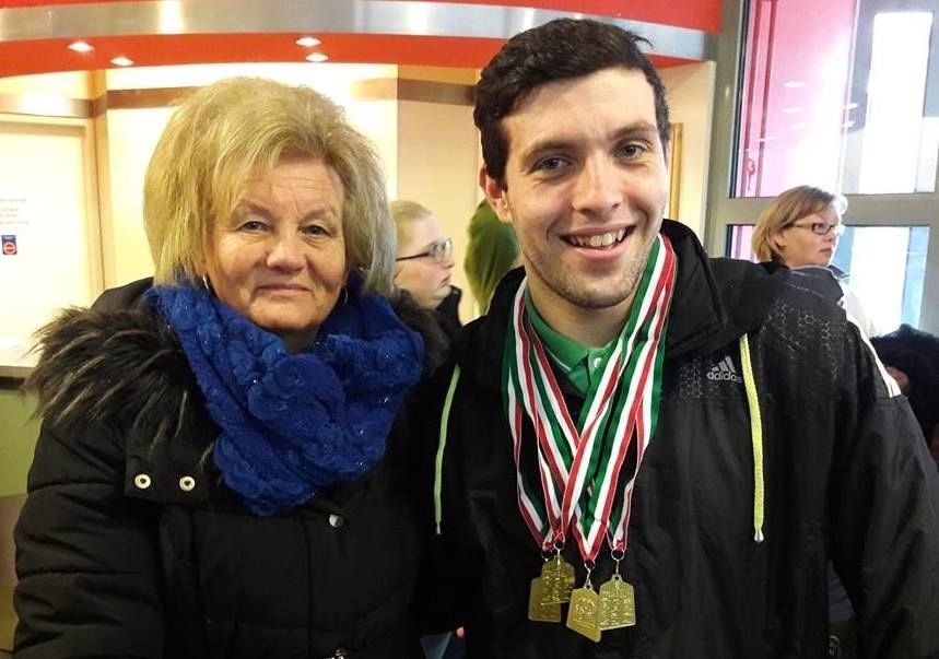 Dávid a speciális olimpián