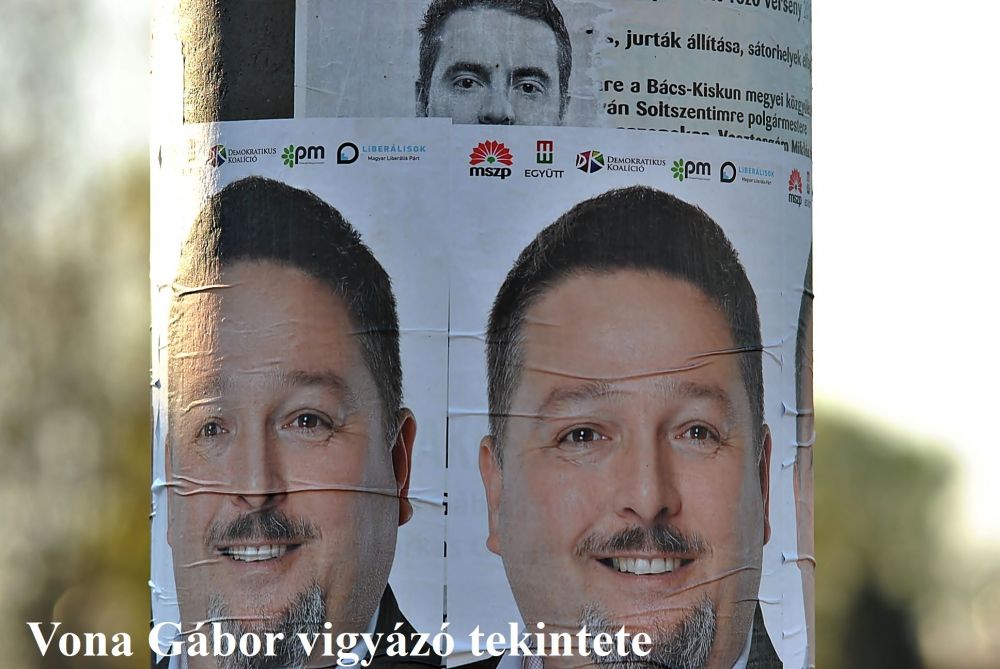 Vicces választási plakátragasztások