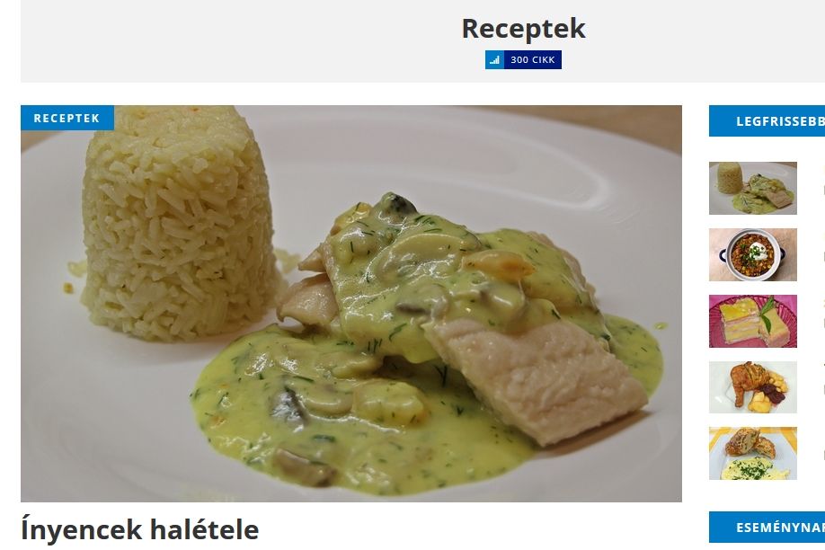 Túl a 300. recepten