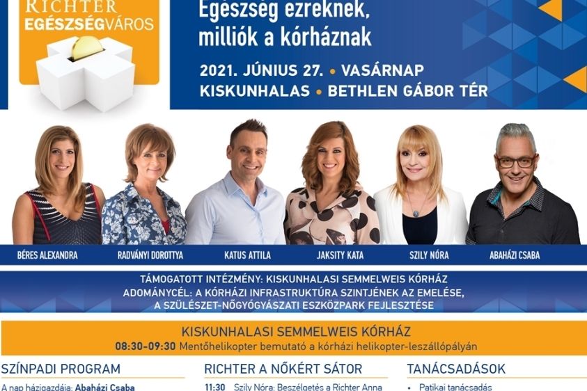Kiskunhalasra érkezik a Richter Egészségváros