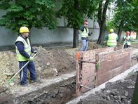 Felbontott utak - végleges helyreállítás később