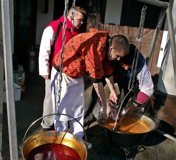 Jótékonysági halászléfőzés