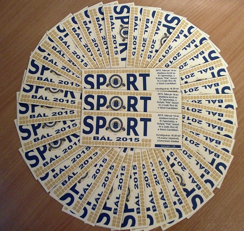 Sportbál: játék a jegyekért (frissítve)