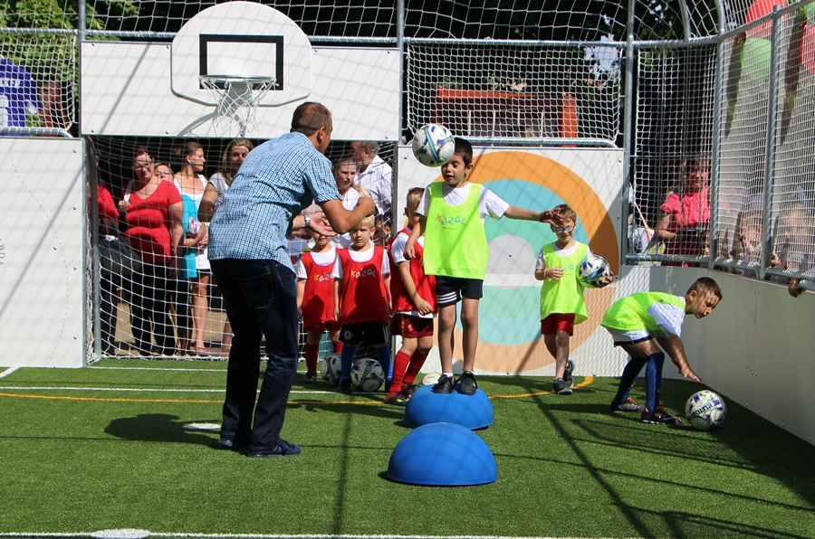 Halas második ovi sportpályáját adták át