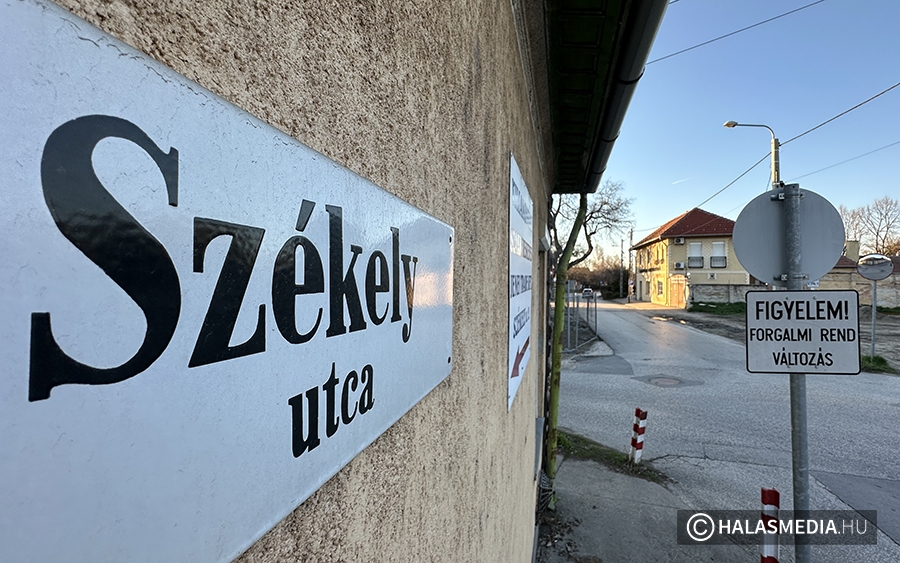 Március 20-án, csütörtökön 8 és 15 óra között lezárják a Székely utcát