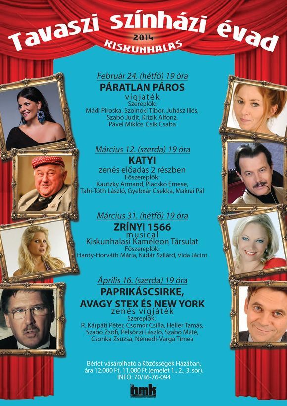 Fantasztikus tavaszi színházi évad