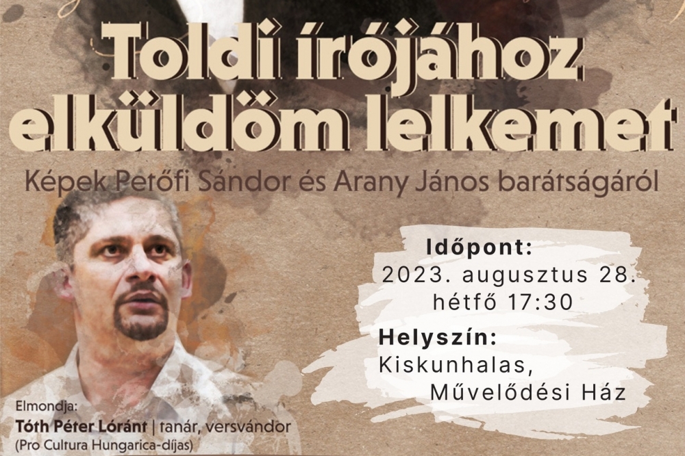 Toldi írójához elküldöm lelkemet