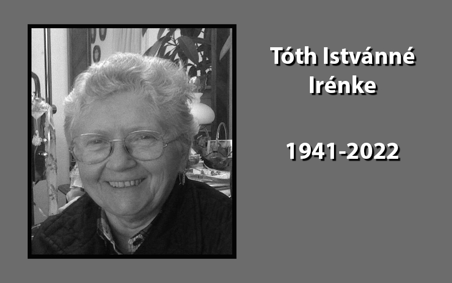 Tóthné Irénkére emlékezünk