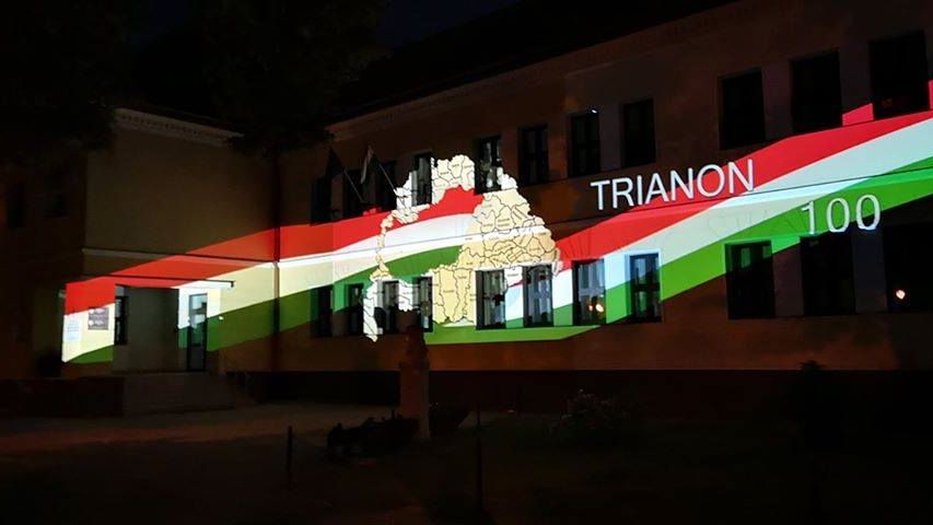 Fényfestéssel emlékeznek Trianonra