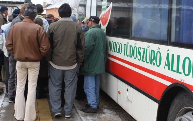 Tüdőszűrés a Vásártéren