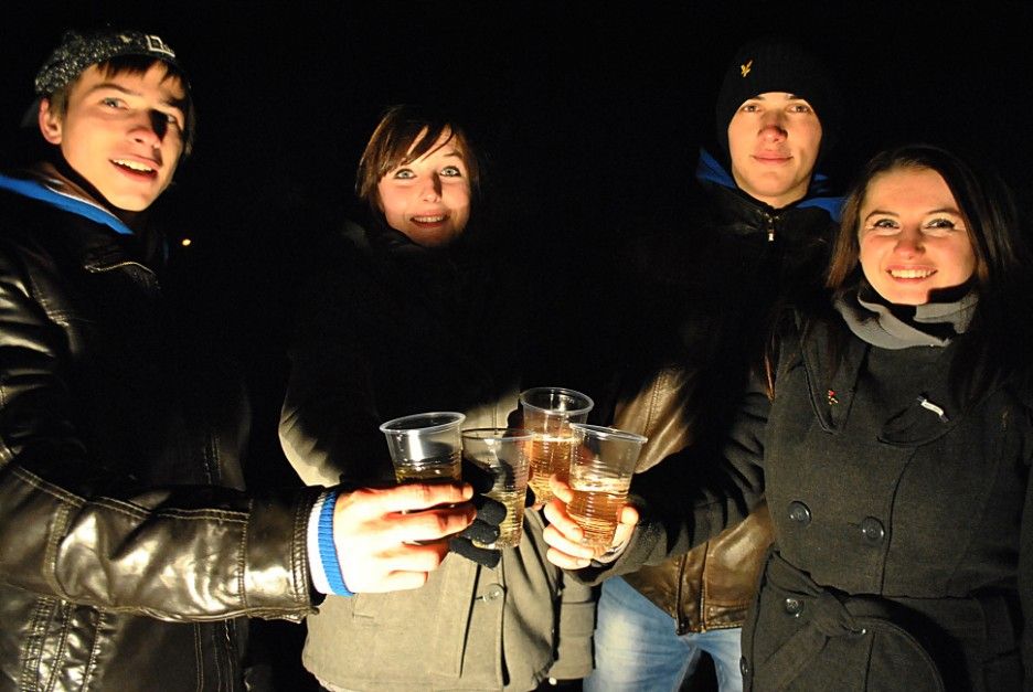 Így köszöntötték az újévet a halasiak