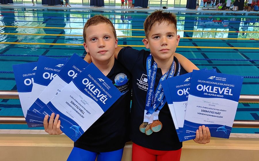 Úszóink érmes, pontszerző helyezései Hódemezővásárhelyen
