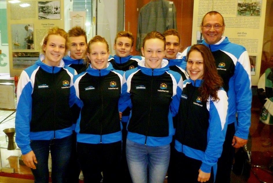 Adél ifiként a nagyválogatottban