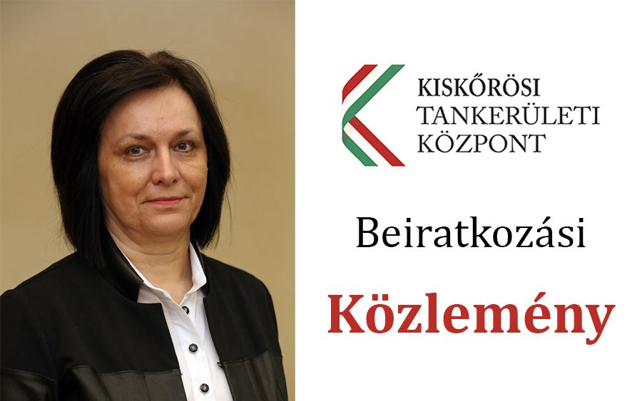 Közlemény az általános iskolai beiratkozásról