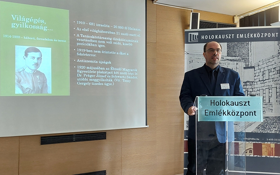 Dohány, sátor, fehérterror, előadás a zsidó-keresztény együttélésről