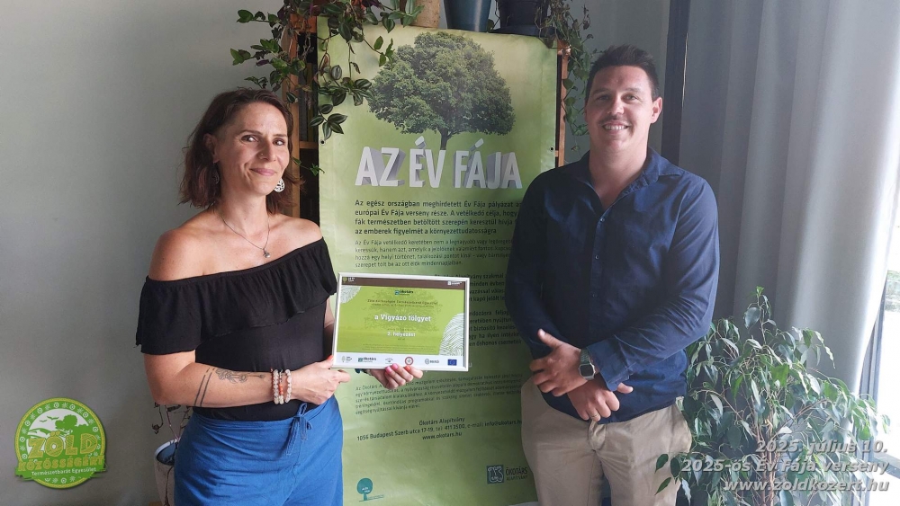 Második helyezett lett a kocsányos tölgyünk