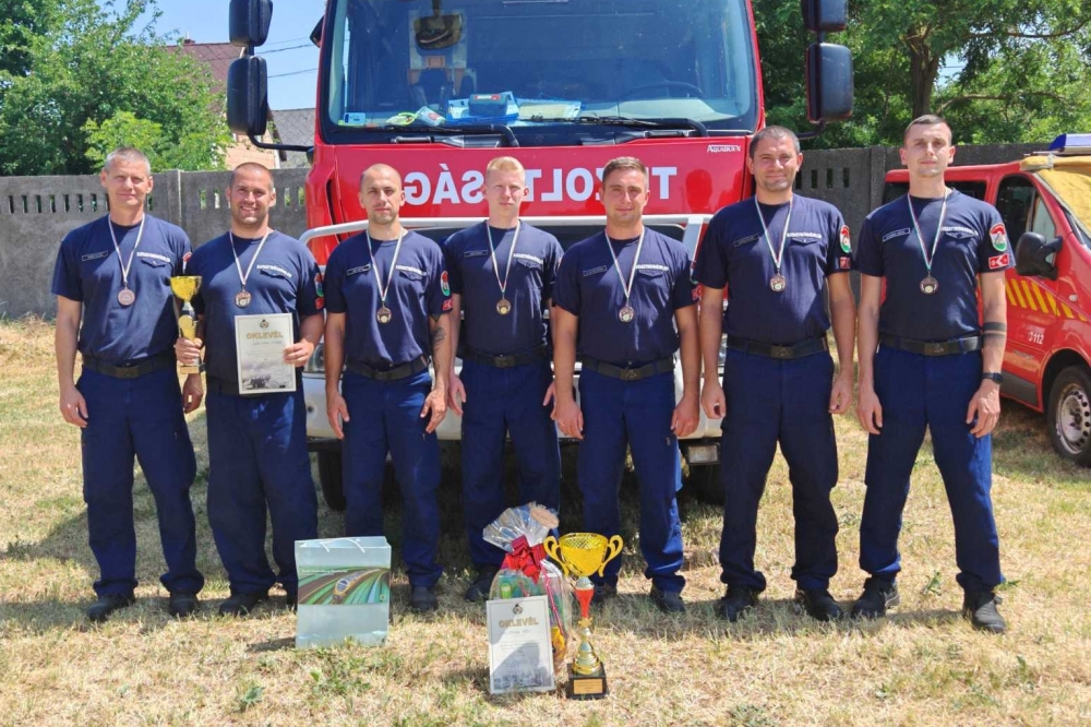 Országos harmadik helyet szereztek a halasi tűzoltók