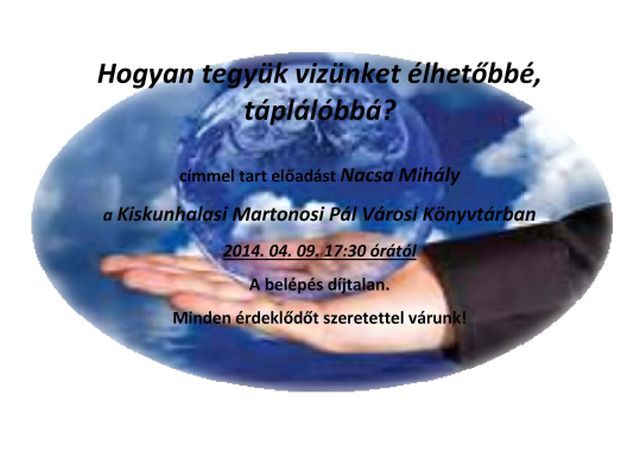 Az éltető vízért