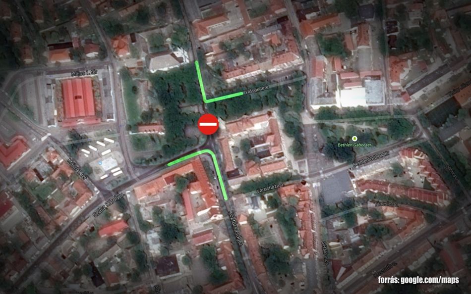 Korlátozzák a forgalmas csomópontot