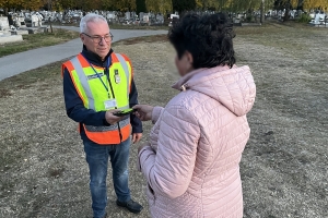 Rendőrök, polgárőrök, közterület-felügyelők szolgálata a temetőkben